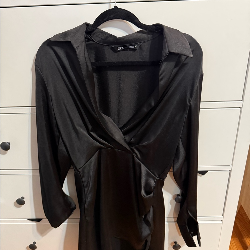 Zara Elegant Black Dress